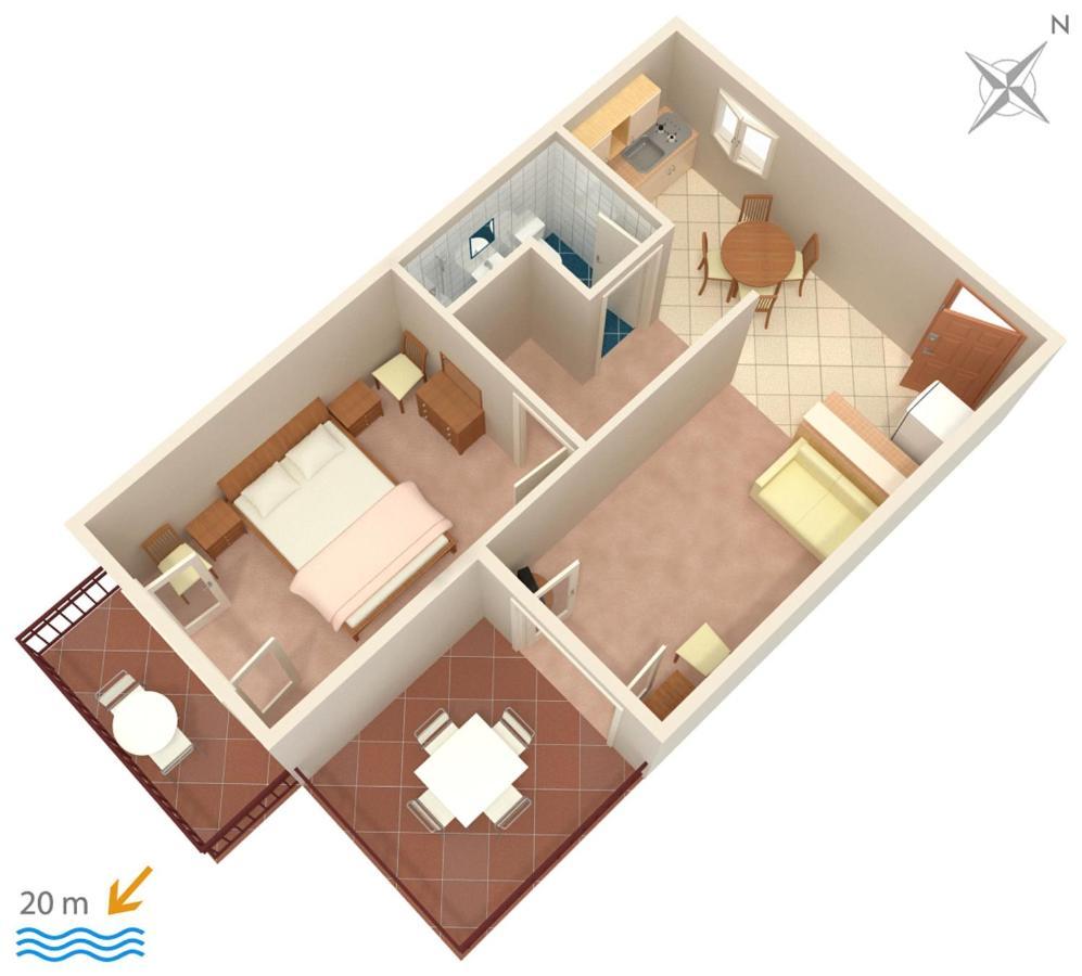 And By The Sea Sucuraj, Hvar - 4029 Affittacamere 3*
